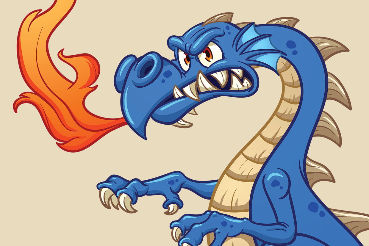 Coloriage Dragon