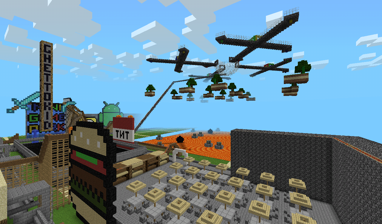 Mini-Game Amusement Park [Adventure]  Minecraft PE Maps