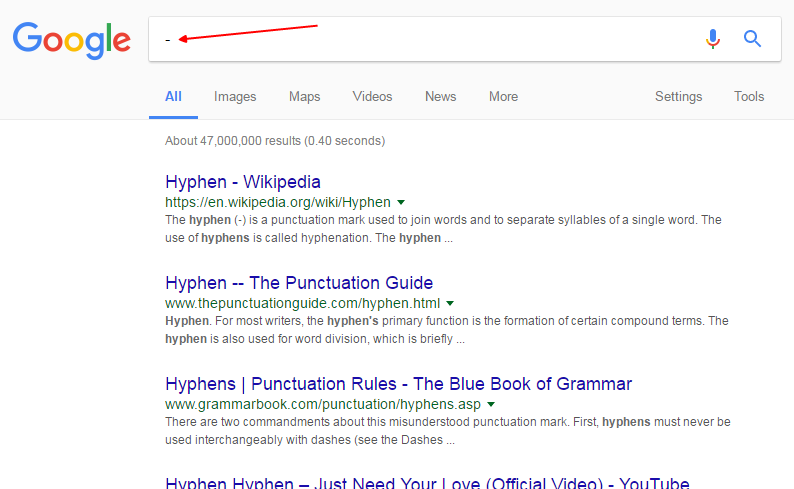 Hasil pencarian Google