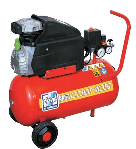  24 l compresseur d'air a' roues portable 1.5 HP COSMOS 24