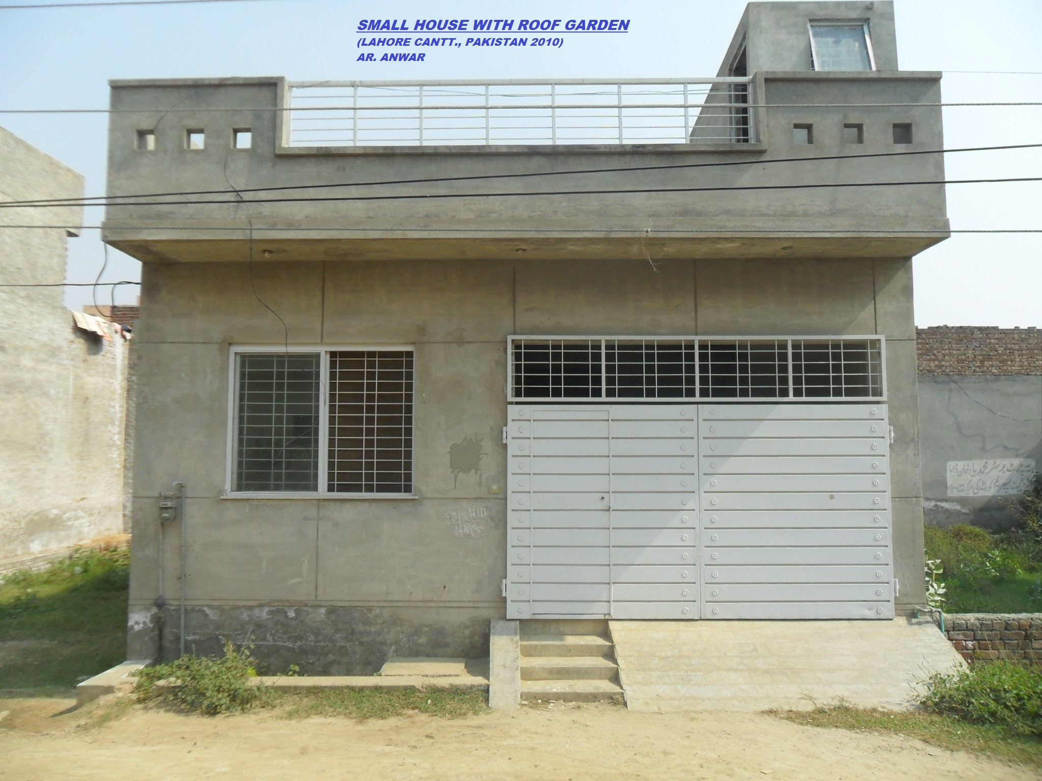 Small House With Roof Garden Architect Magazine Malik Arch