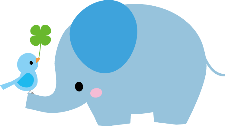 ぞう ゾウ イラスト 無料イラストフリー素材