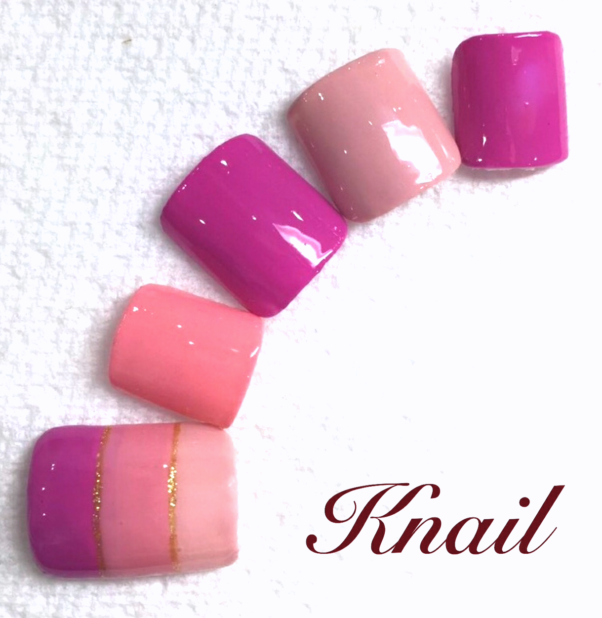 秋にピッタリパープルカラー フットジェルネイルキャンペーン Knailのブログ