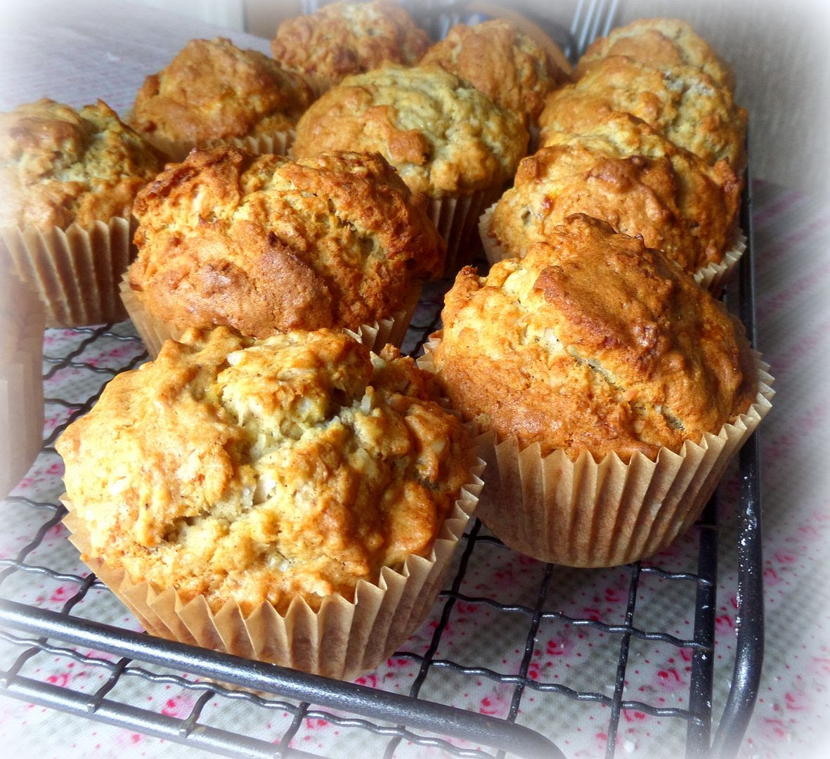 Banana, Coconut and Macadamia Nut Muffins