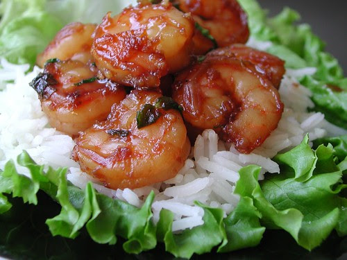Thai Shrimp Lettuce Wraps