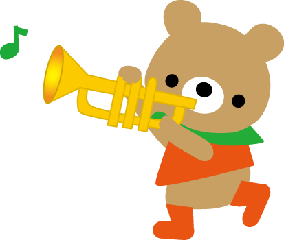 楽器 音楽隊 音楽会 のイラスト 無料イラスト フリー素材２