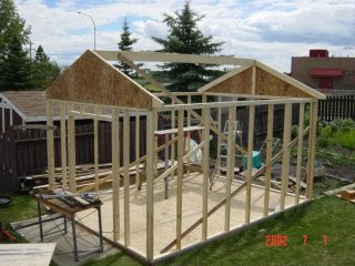 Gable: 16 x 12 storage shed plans