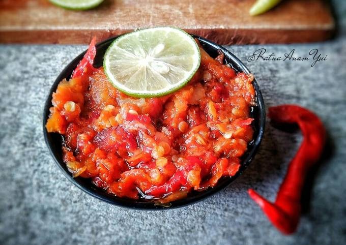 Resep Sambal Jeruk Nipis, Menggugah Selera