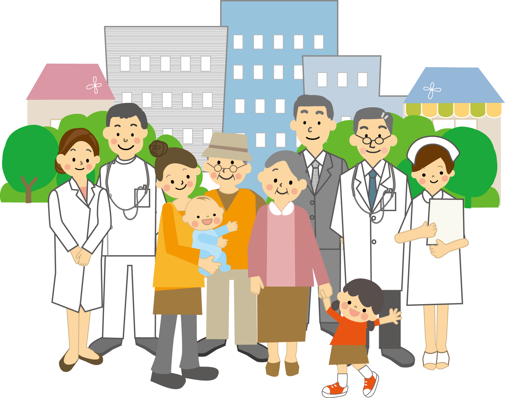 医療従事者のイラスト 医療関係 無料イラスト フリー素材3