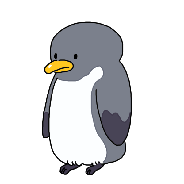 大人のペンギンのイラスト かわいいフリー素材が無料のイラストレイン