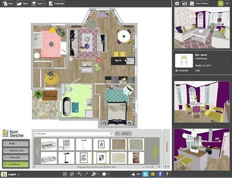 create professional interior design drawings