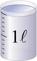 水のかさを測るドリル