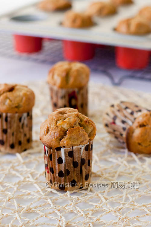 香蕉蘋果鬆餅 Banana Apple Muffins01
