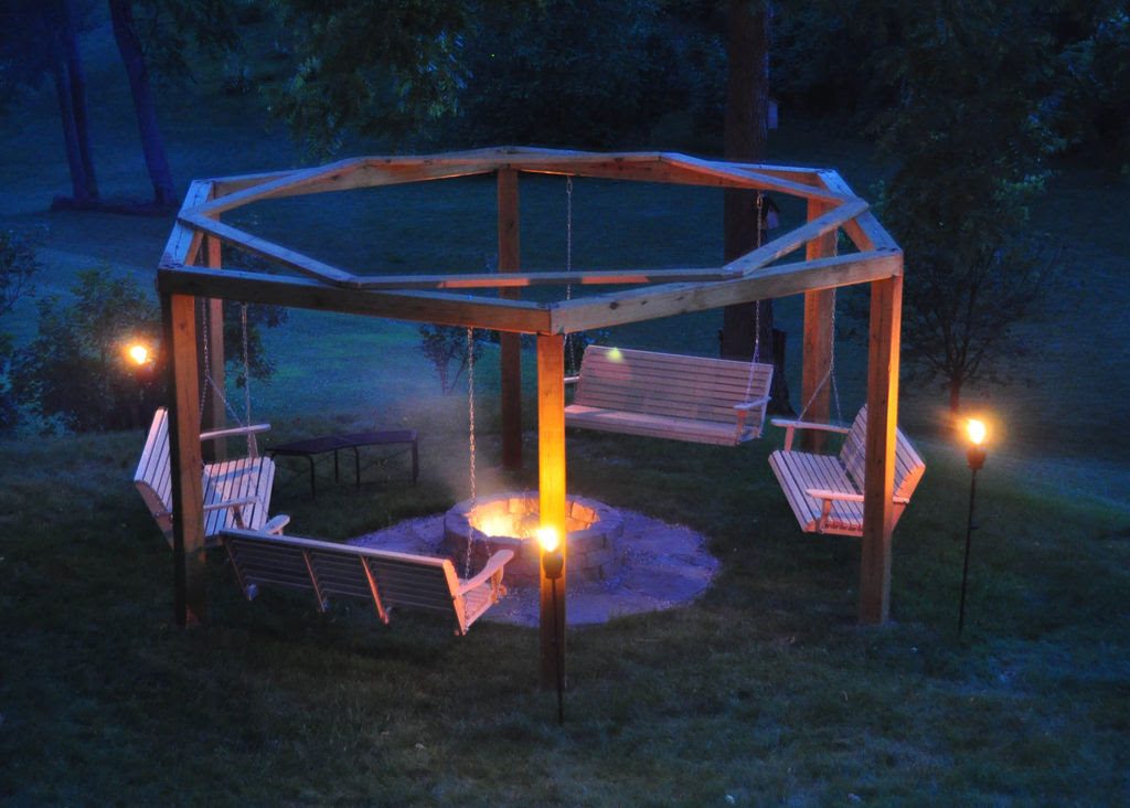 Porch Swings Fire Pit Circle - Porch Swings - Patio Swings ...