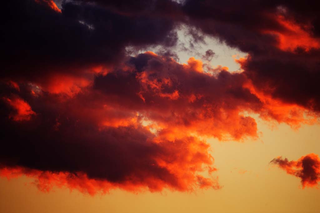 ゆんフリー写真素材集 No 8798 夕焼け雲 日本 東京