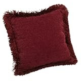 Brentwood Trieste 18-by-18 inch Fringe Chenille Pillow