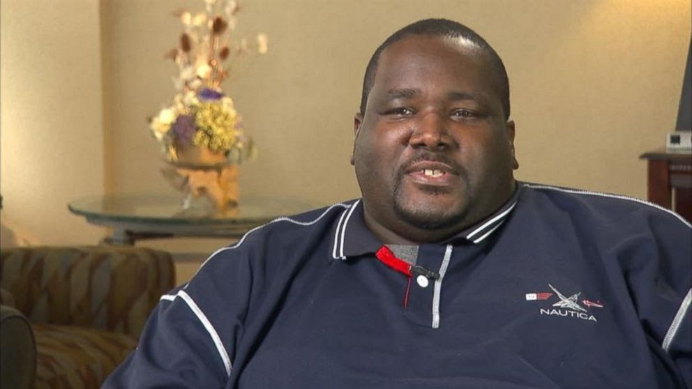 PHOTO: Quinton Aaron plans to lose weight after being kicked off a US Airways flight for taking up too much room.