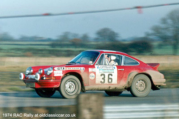 Porsche 911 Carrera RS rally car