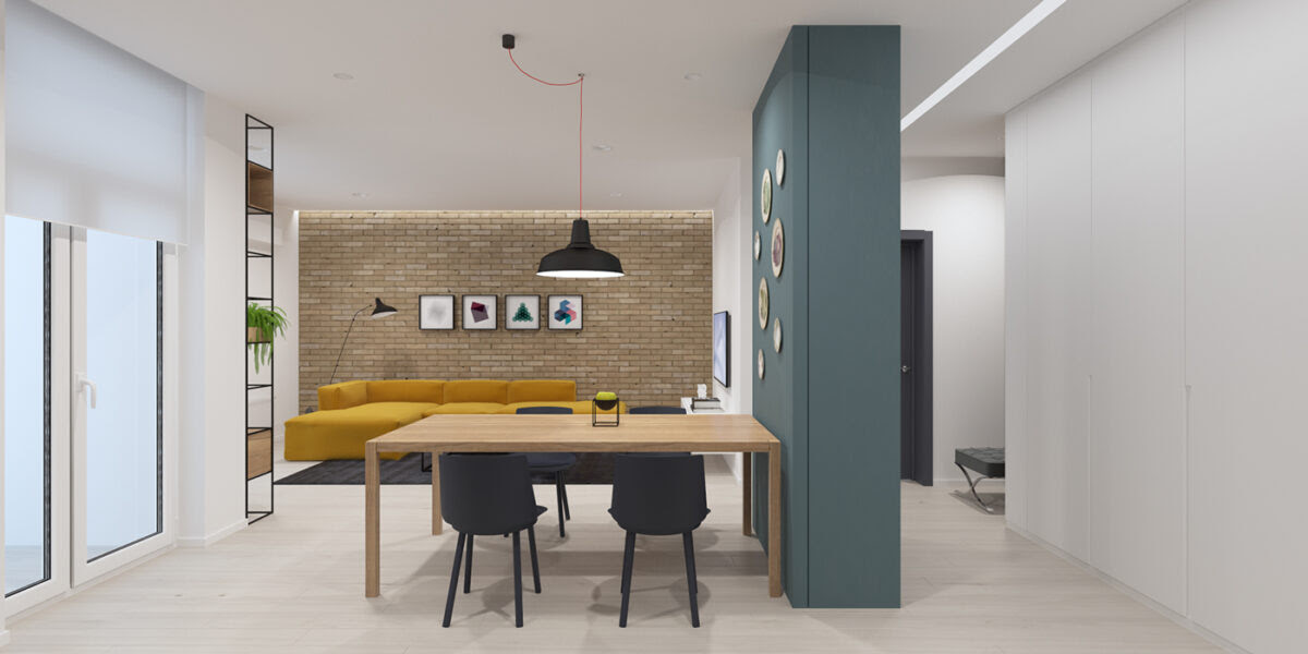 Double Bedroom L-Shaped Home Design: 2 Examples With Floor ...