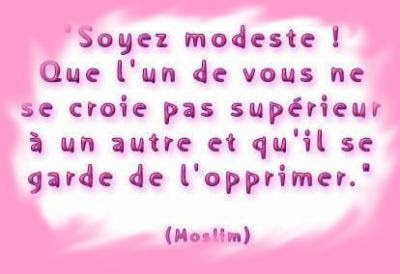 La Modestie Et L Humilite Islam Hadith Sunna