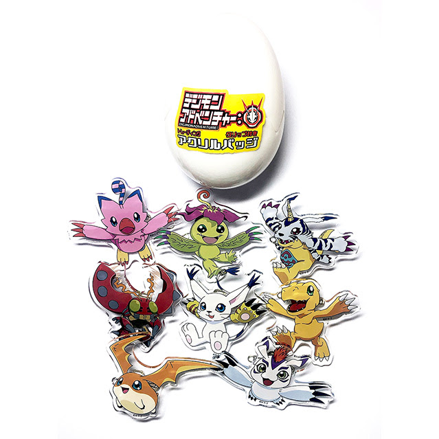 デジモンアドベンチャー トレーディングアクリルバッジ クリップ付き グッズ デジモンアドベンチャー 東映アニメーション
