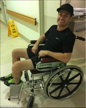 Rationalisation: 'I have been racing all my life. I've only been in hospital twice in 300 races, so it's not a bad average, even though the last one did nearly kill me,' he rationalised 