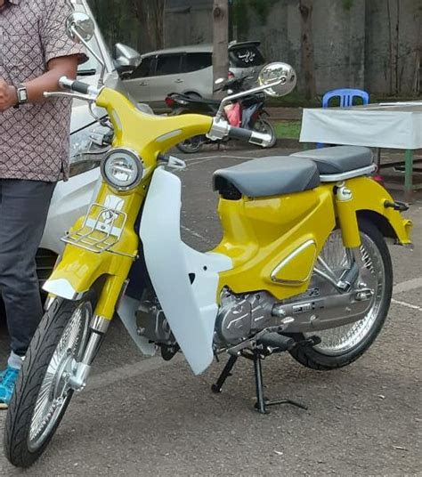 mencoba sym cub classic kembaran honda super cub versi murah