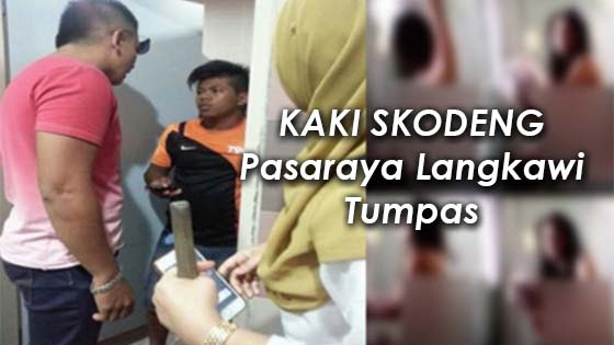 Remaja Skodeng Wanita Dalam Tandas di Pasaraya Langkawi Kantoi