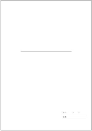 レポート用紙 ダウンロード テンプレート 印刷 ワード 書き方 使い方 無料 作成
