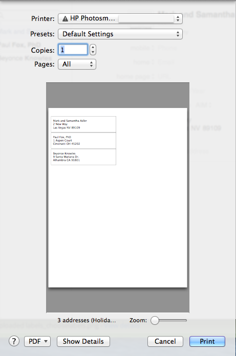 How-to: Print customized address labels for holiday card ...
