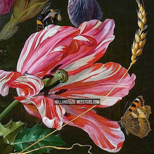 Kunstdruk op (plexi) glas | Vaas met bloemen III | Jan Davidsz. de Heem |  Canvas doeken en Art-wall behang van Nederlands grootste kunstschilders  zoals Rembrandt, Vermeer, Mauve en van Gogh: HollandscheMeesters.com
