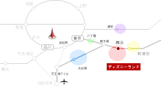 新浦安駅周辺ホテル全8軒 ｔｄｌから電車で1駅