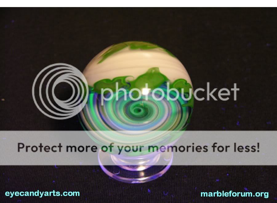 marbles, glass, vortex, Nathan Miers, Eye Candy Arts, collectible