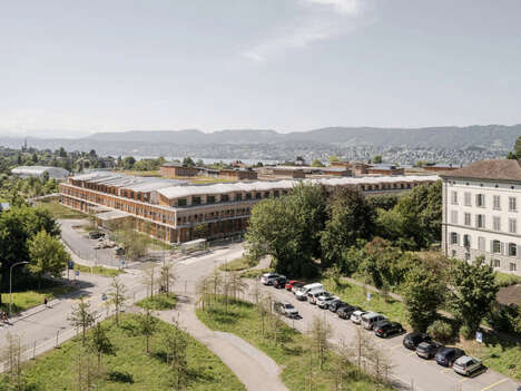 Town-Like Children's Hospital - Herzog &amp; de Meuron Forms a Part of a Large Hospital Complex (TrendHunter.com)