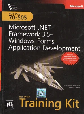 Mcts Self Paced Training Kit Exam 70 505 Microsoft Net