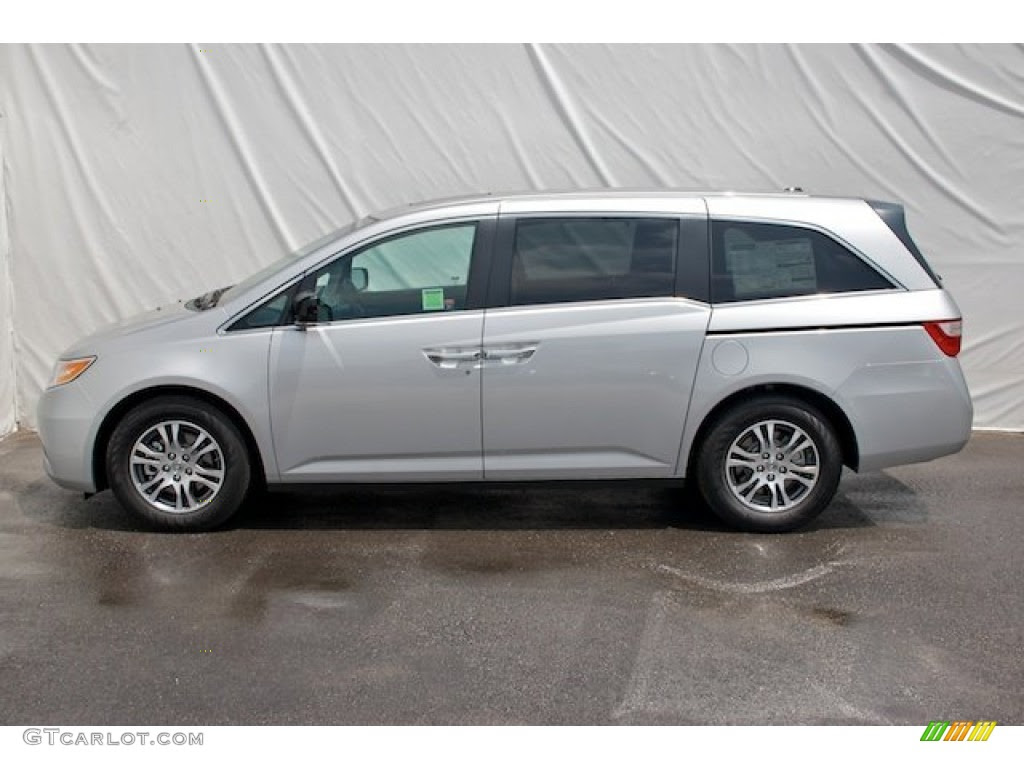 Alabaster Silver Metallic 2013 Honda Odyssey EX-L Exterior ...