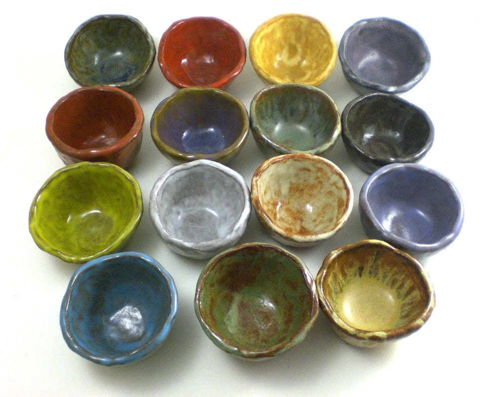 event favors -- custom wee bowls (skinny style)  -- set of 20