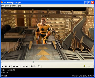 Stereoscopic Player Screenshot