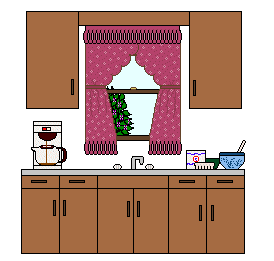 Kitchen on Kitchen Clip Art