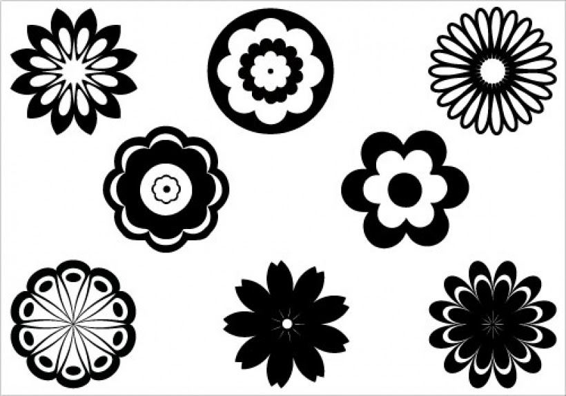 Download flower silhouette clipart - Clipground