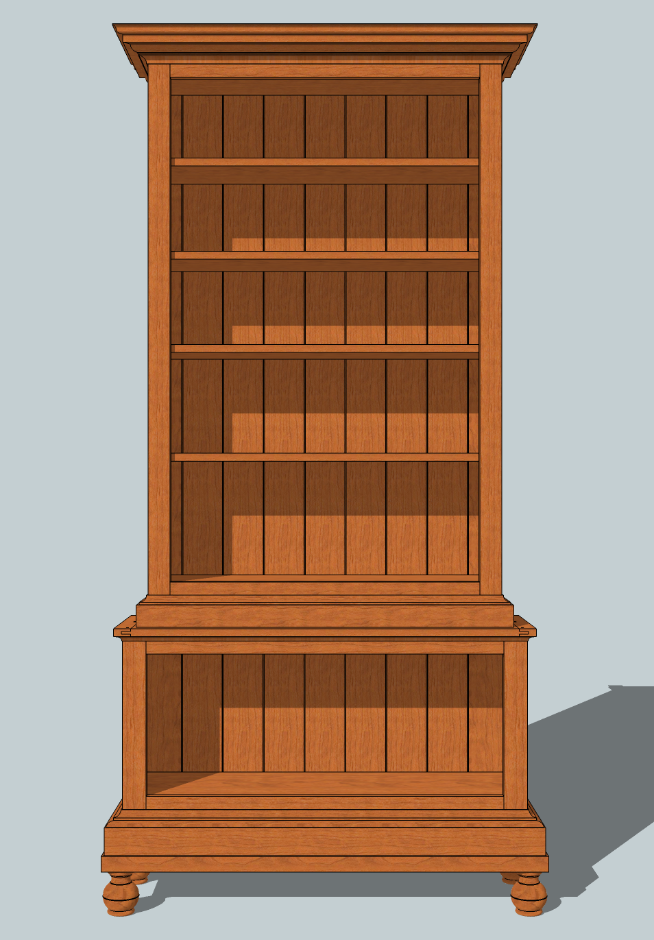PDF Plans Bookshelf Blueprint Plans Download custom built ...
