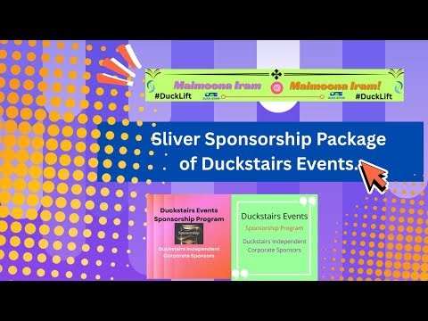 Sliver Sponsorship Package of Duckstairs