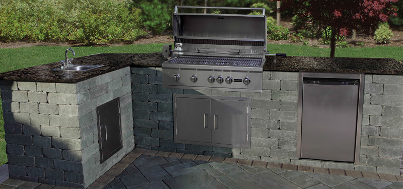 Cambridge Pavingstones - Cambridge Outdoor Kitchen Kit
