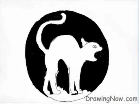 How to Draw a Halloween cat Â« Drawing & Illustration