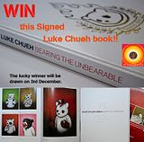 Win a signed copy of Luke Chueh's "Bearing the Unbearable" book from Artransmitte!!!