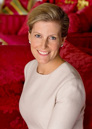 The Countess of Wessex is guest of honour at this year's London Press club ball sponsored by Jaguar