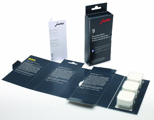 Jura 66281 Descalling Tablets for Jura-Capresso Automatic Coffee and Espresso Centers, 9 Pack