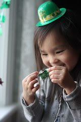 St Patrick's Day kisses