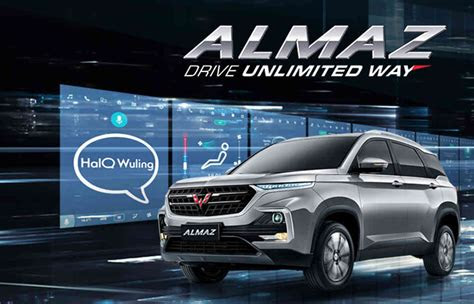 harga wuling almaz terbaru exclusive  smart enjoy mt