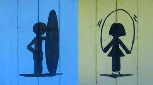 funny toilet signs